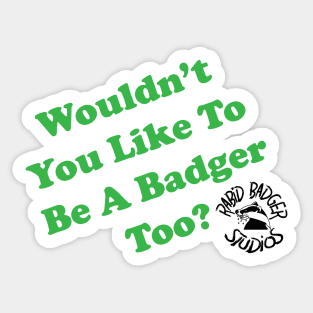 Badger Throwback Sticker